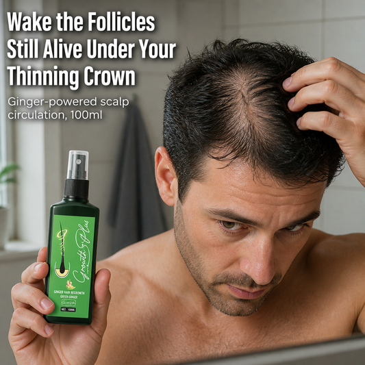 FollicleFire™ Ginger Boost Spray — Ignite Your Scalp’s Power and Watch Thinning Hair Fill In Fast