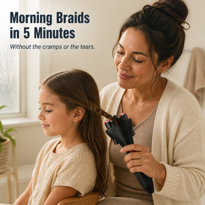 TwistEase™ — Effortless Braids That Turn Chaos Into Calm Every Morning