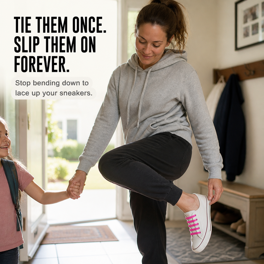 GlideLinx™ — Step Into Instant Freedom Without Ever Tying Again
