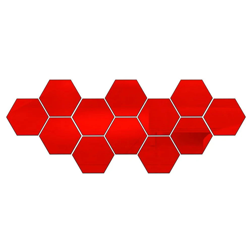 Hexmirror™ | Hexagon-Shaped Mirror Wall Sticker | 50% OFF