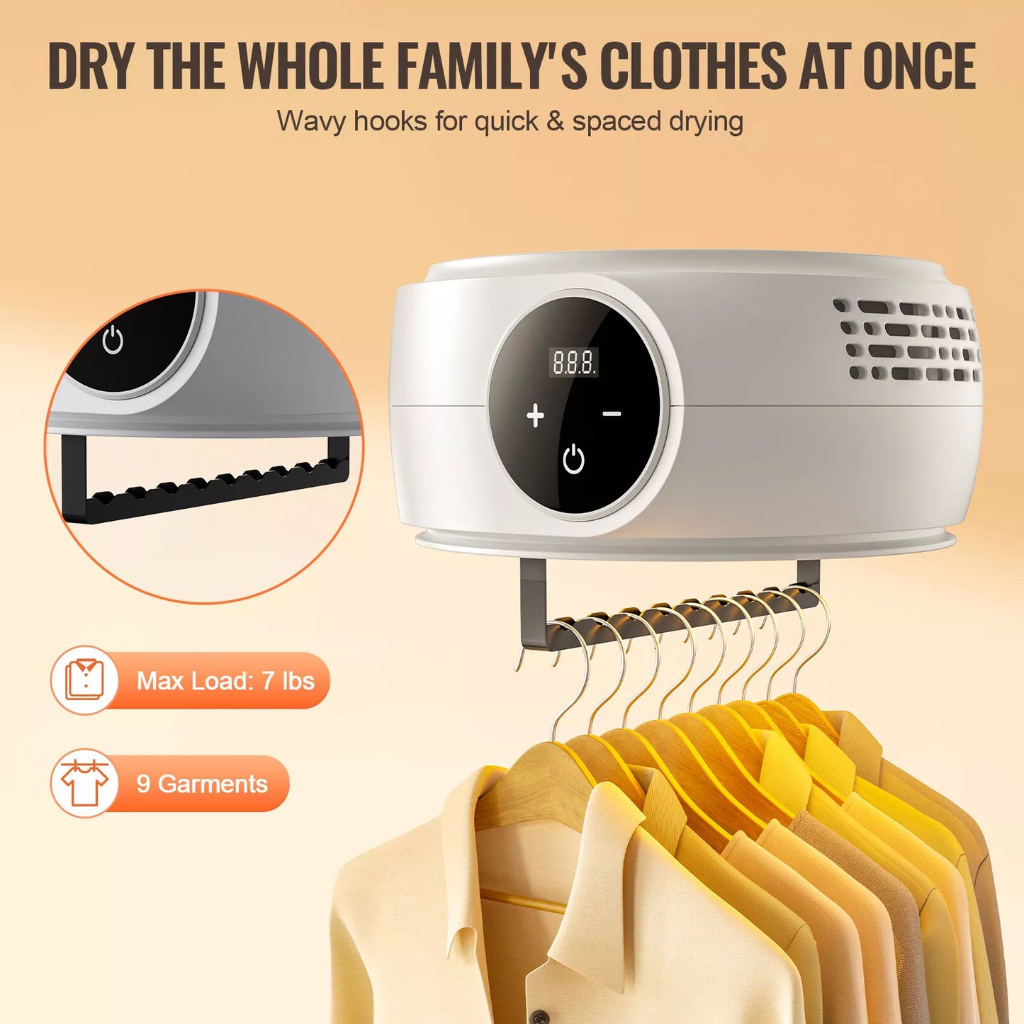 SwiftDry™ — Fast, Fresh Clothes Anywhere | 50% Off