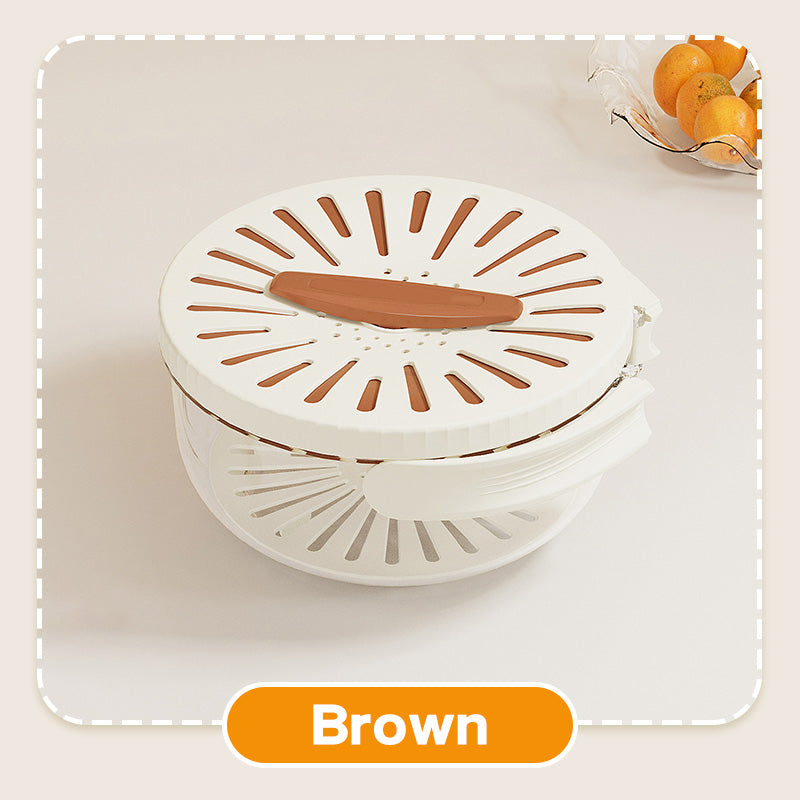 Multipurpose Drain Basket Featuring Lid🥗