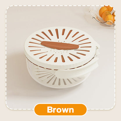 Multipurpose Drain Basket Featuring Lid🥗