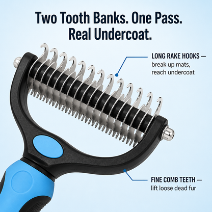 FurEase™ — Remove A Small Dog's Amount Of Undercoat Without The Yelping
